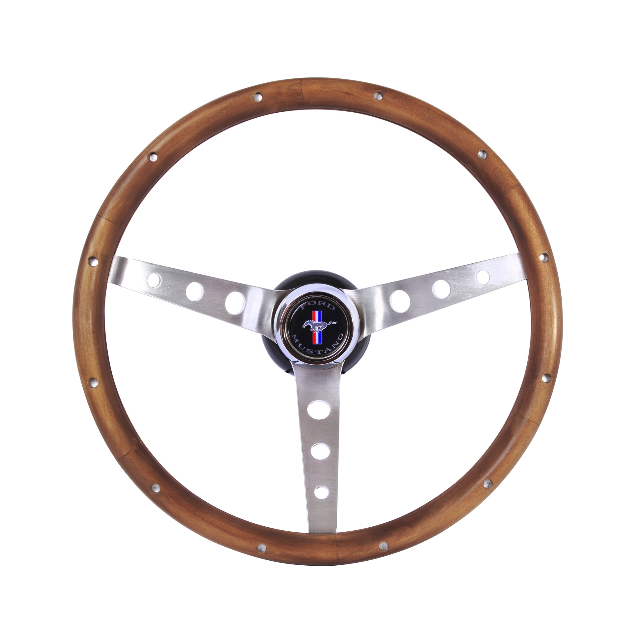 Grant Classic Nostalgia Mustang Steering Wheel - 15" - Walnut