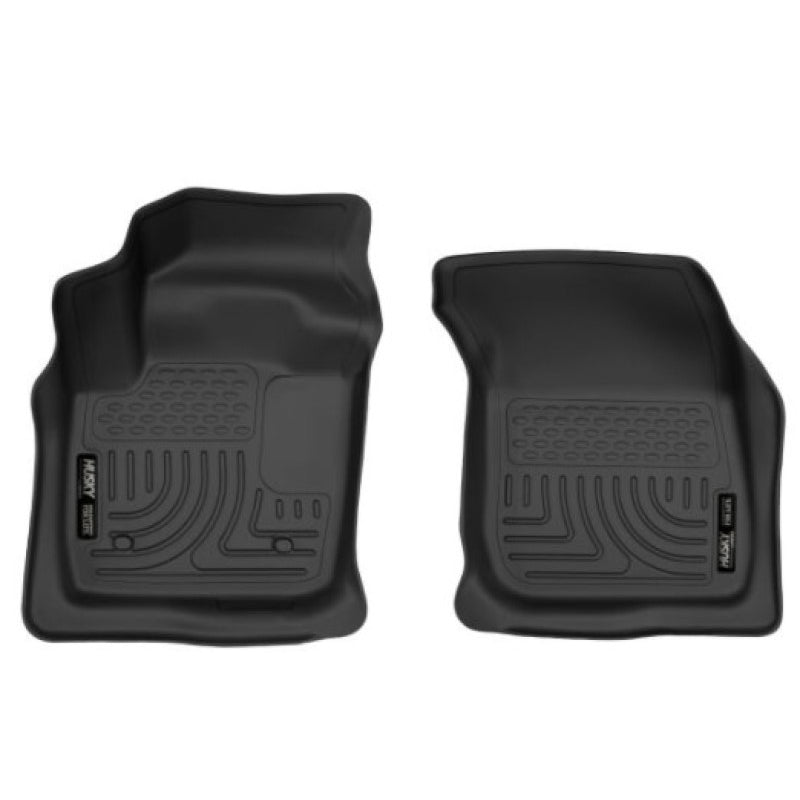 Husky Liners X-Act Contour Front Floor Liner - Black/Textured - Ford Midsize Car 2013-16 (Pair)