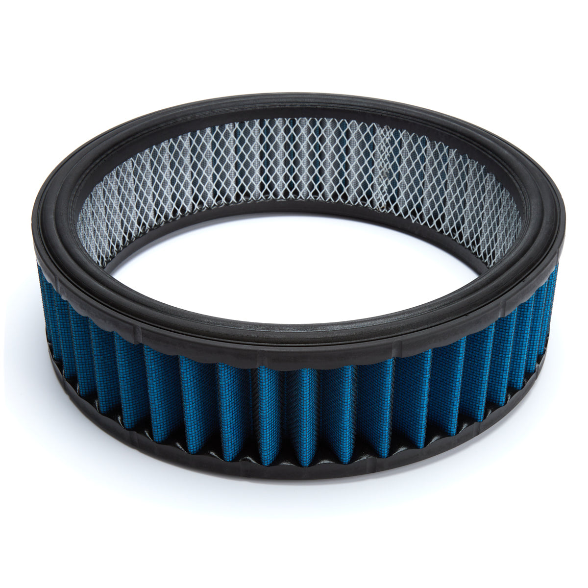 Walker Low Profile Air Filter Element - 14 in Diameter - 4 in Tall - Blue