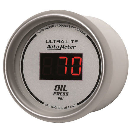 Auto Meter Ultra-Lite Digital Oil Pressure Gauge - 2-1/16 in.