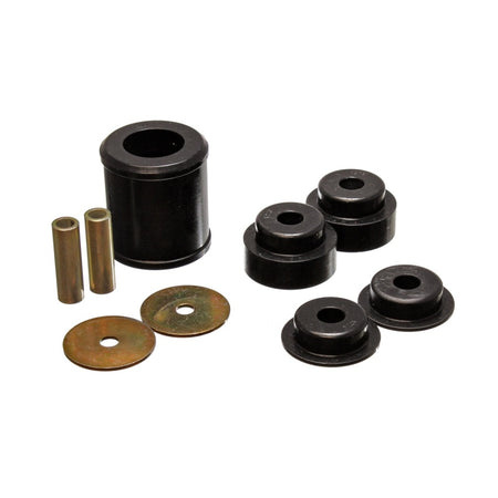 Energy Suspension Hyper-Flex Differential Housing Mount Bushing - Polyurethane/Steel - Black/Zinc Oxide - Nissan 350Z 2003-08