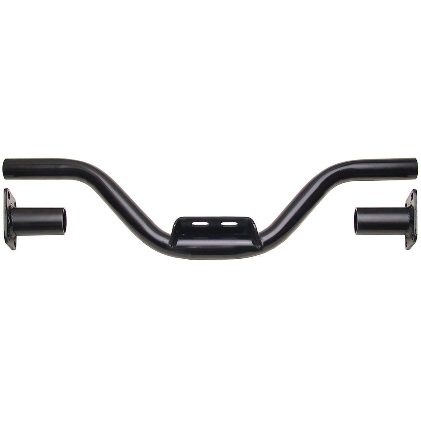 Trans-Dapt Bolt-On Transmission Crossmember - 6 in Drop - 26 in to 36 in Frame Rail Width - Black Paint
