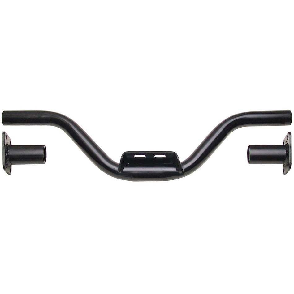 Trans-Dapt Bolt-On Transmission Crossmember - 6 in Drop - 26 in to 36 in Frame Rail Width - Black Paint