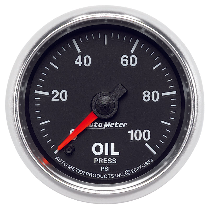 Auto Meter GS Electric Oil Pressure Gauge - 2-1/16"