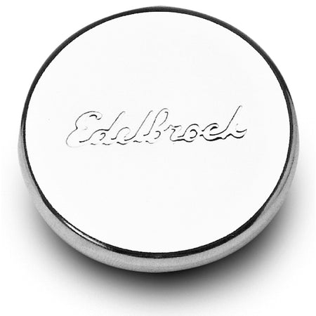 Edelbrock Oil Fill Hole Plug - Chrome