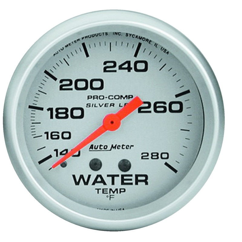 Auto Meter Liquid-Filled Water Temperature Gauges - 2-5/8" - 140-280