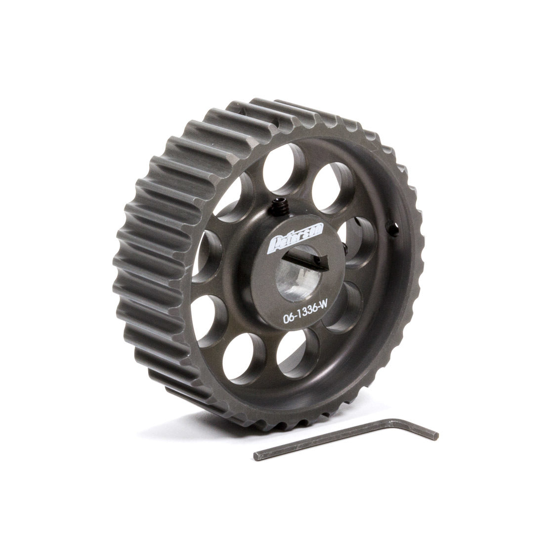 Peterson Fluid Systems HTD Oil Pump Pulley 36-Tooth 1-1/4" Wide 5/8" Shaft - Aluminum