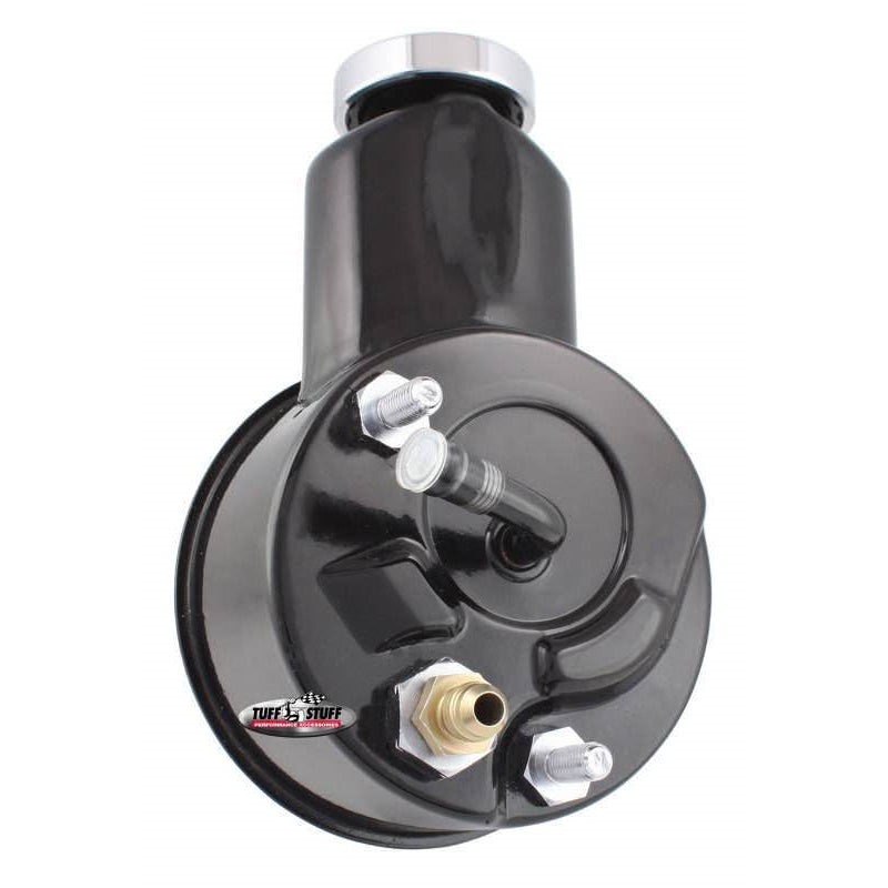 Tuff Stuff Saginaw Style Power Steering Pump - Black - V8 - GM Passenger Car/Truck 1961-66