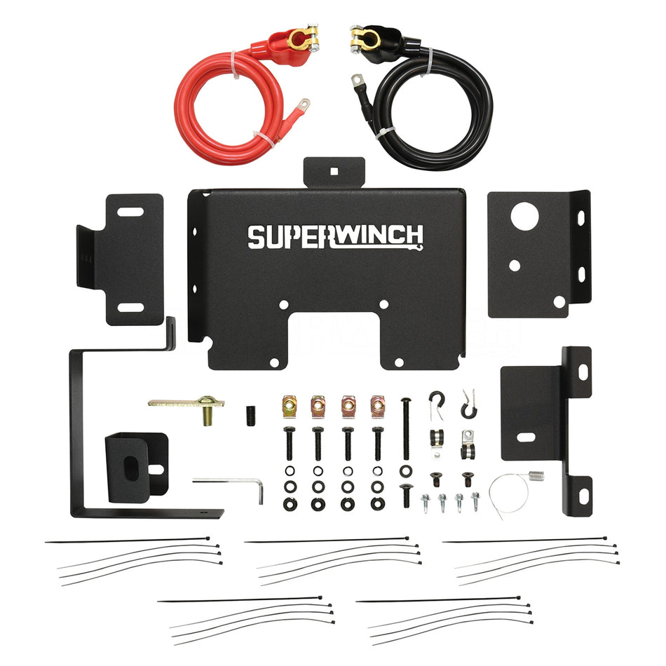 Superwinch Battery Box - Auxiliary - Black - Jeep Wrangler JL 2018-22