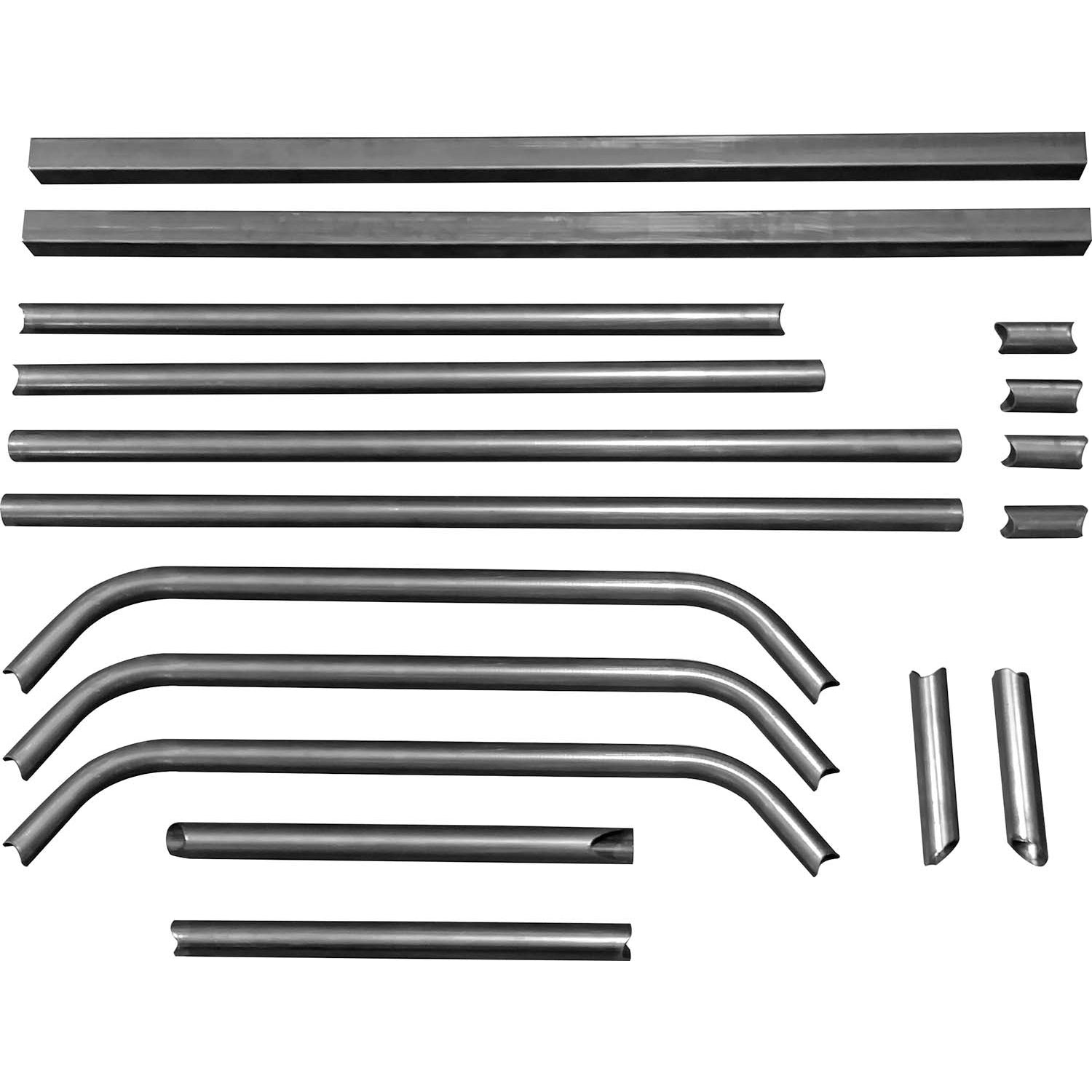 Allstar Performance Mini Enduro Roll Cage Strut Kit - Weld-On - 1.75 in Diameter - 0.095 in Wall - Ford Focus