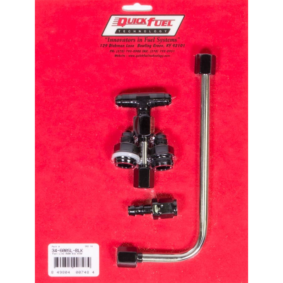 Quick Fuel Technology Dual Feed Fuel Line Kit - Holley 4160/Quick Fuel Slayer Series Carbs -06 AN