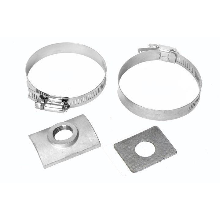 FiTech Clamp-On Oxygen Sensor Bung 18 mm x 1.5 Female Threads Steel Natural - Each