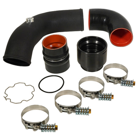 BD Diesel Intercooler Pipe - Black - Intercooler Cold Side - Ford Powerstroke - Ford Fullsize Truck 2011-16