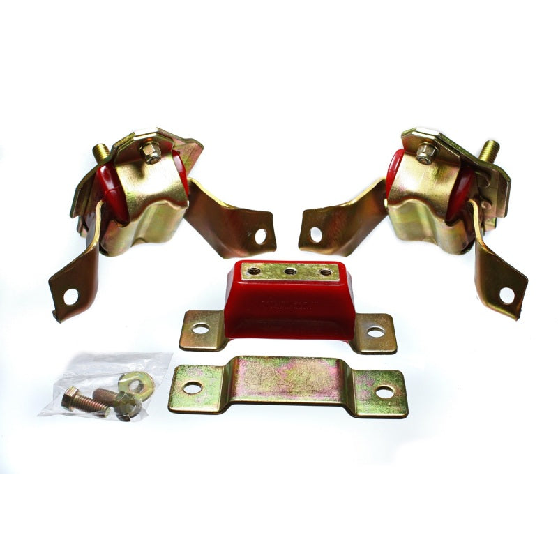 Energy Suspension Motor and Transmission Mount Kit - Red