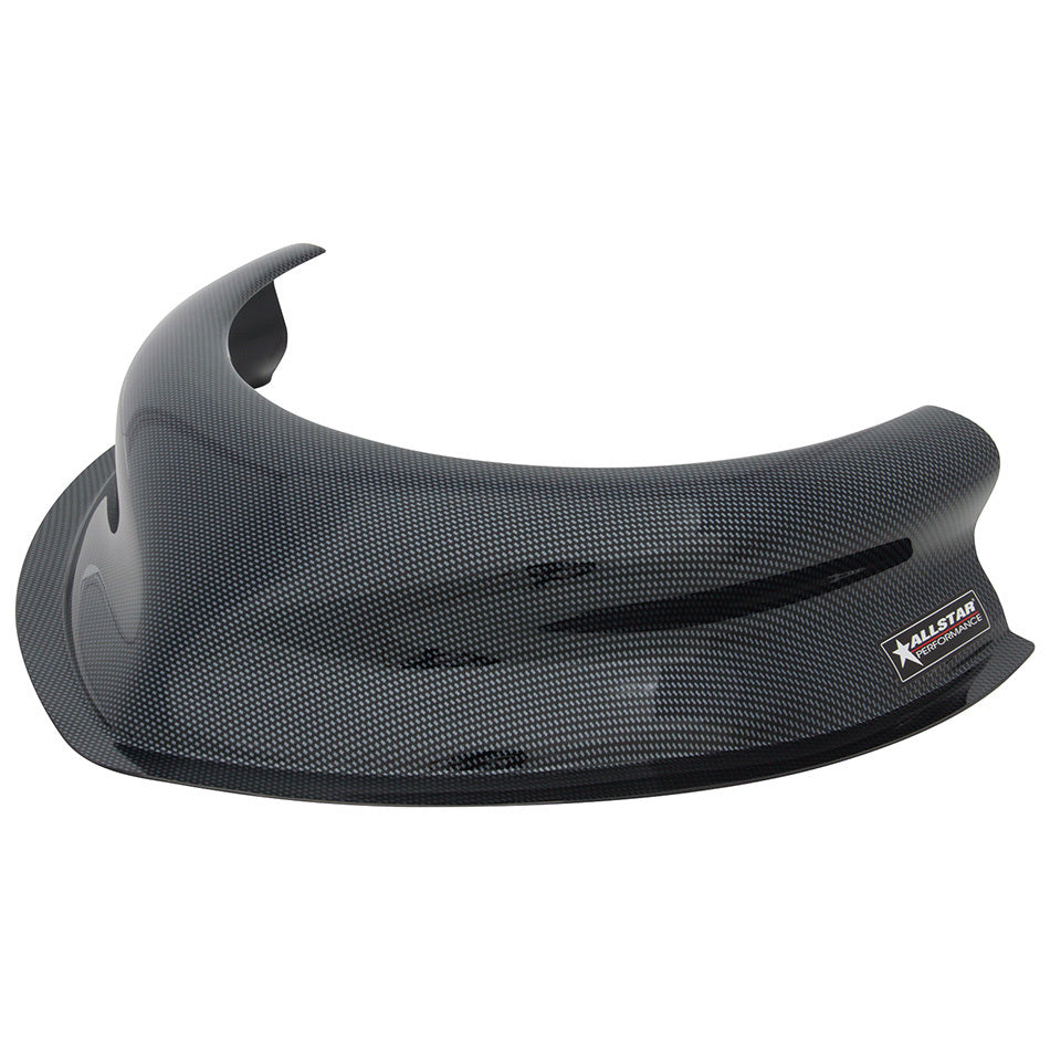 Allstar Performance Hood Scoop - 3.5 in Height - Tapered Front - Carbon Fiber Look