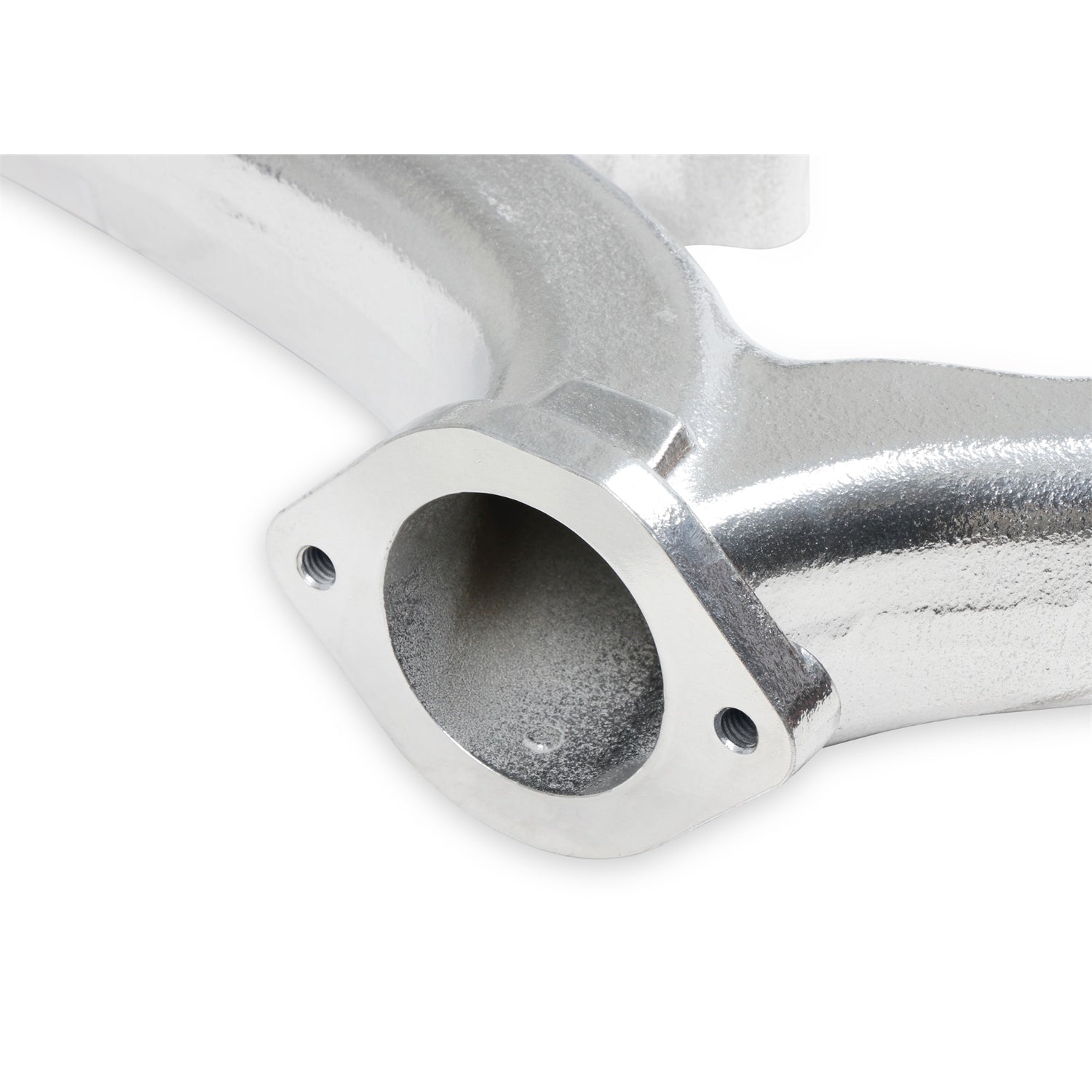 Hooker Exhaust Manifold - Raised D-Port - Iron - Silver Ceramic - Small Block Chevy - (Pair)