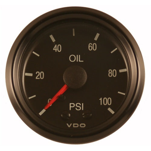VDO Cockpit Oil Pressure Gauge 0-100 psi Mechanical Analog - 2-1/16" Diameter
