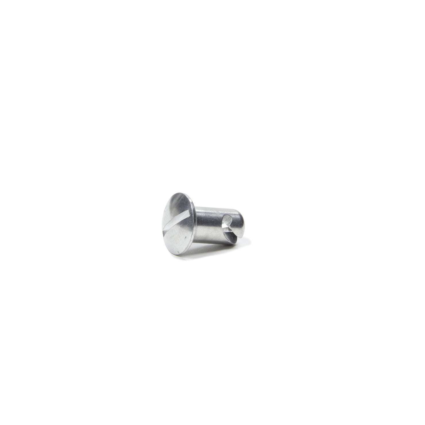 Triple X Race Co. Flush Head Quick Turn Fastener Slotted 7/16 x 0.550" Aluminum - Natural