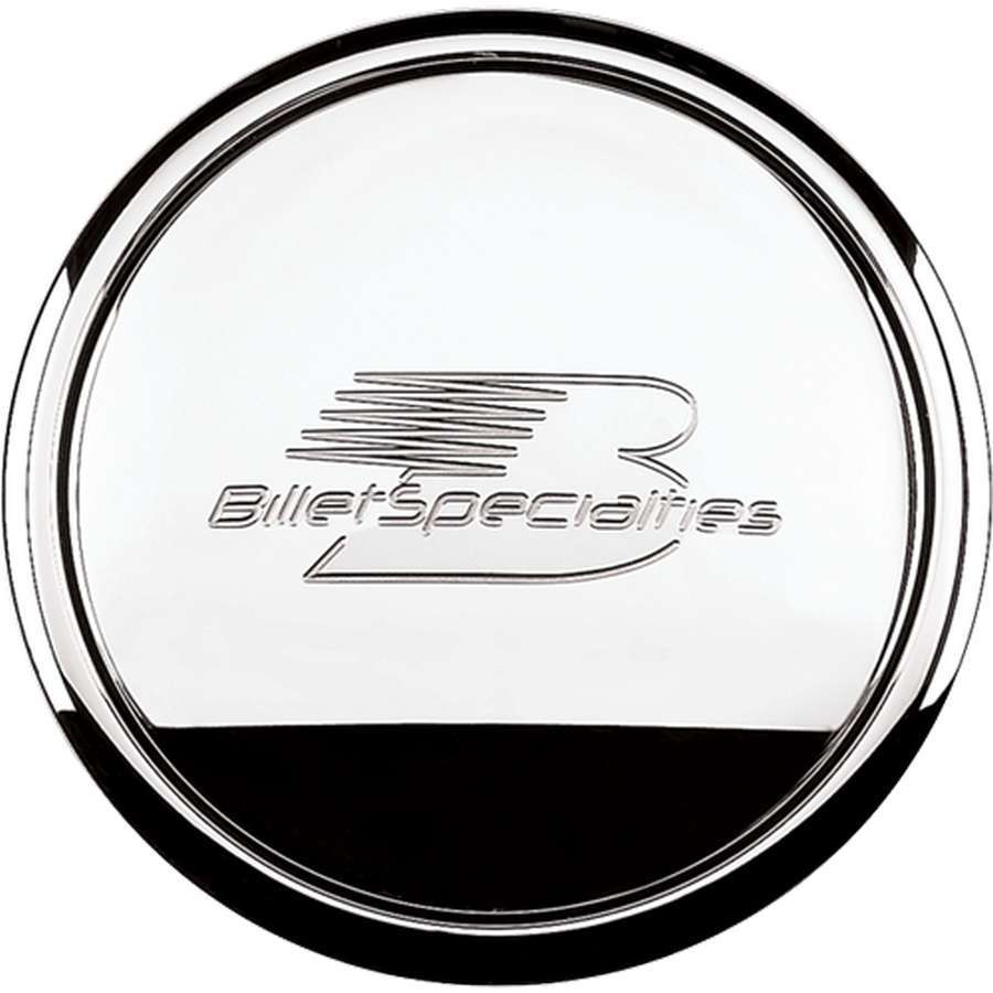 Billet Specialties Polished Horn Button - Billet Specialties Logo - Fits Billet Specialties - Lecarra