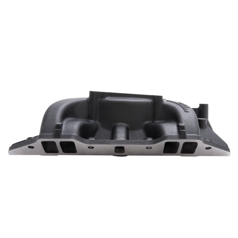 Edelbrock Performer RPM Intake Manifold Square Bore Dual Plane Aluminum - Black Powder Coat