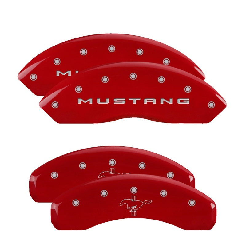 MGP Caliper Covers Brake Caliper Cover - Mustang Script Front Logo