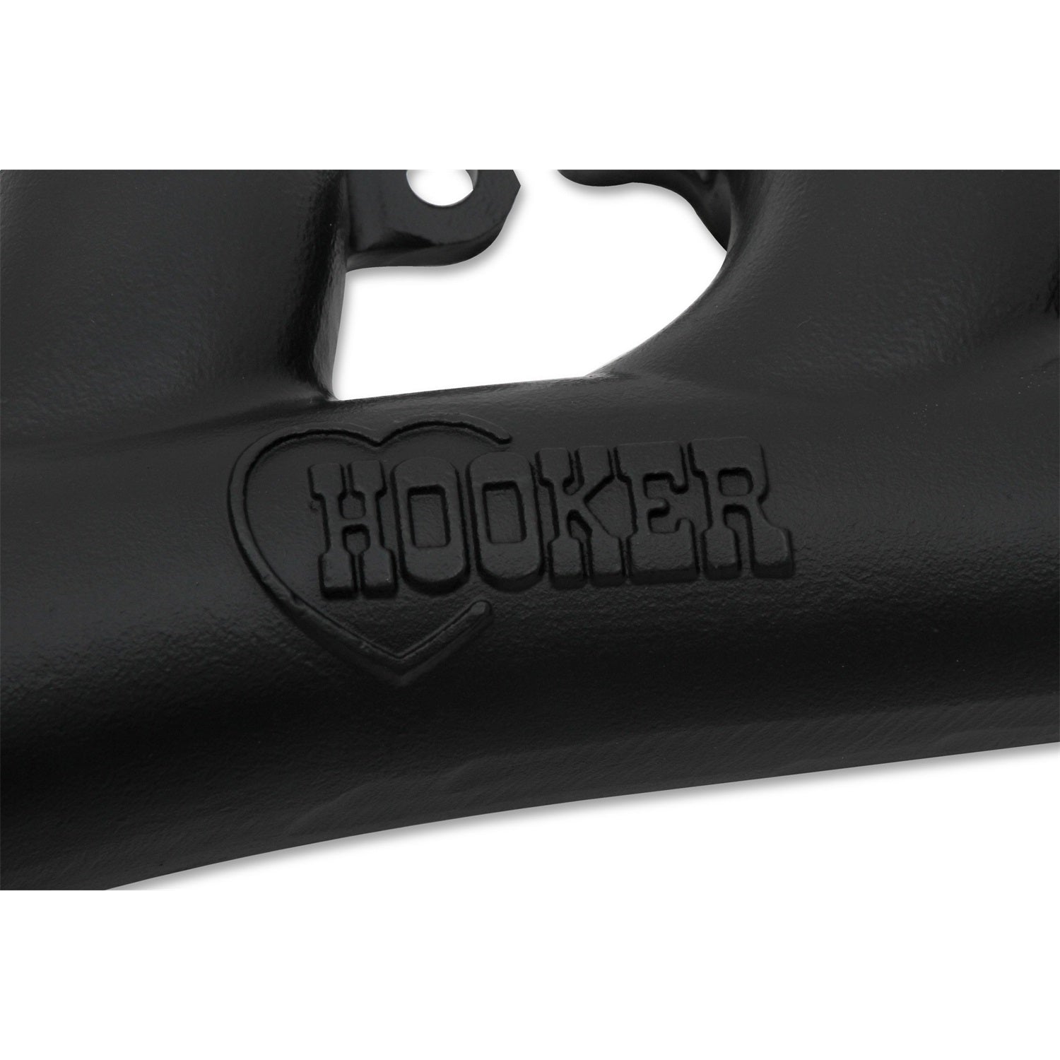 Hooker LS Cast Exhaust Manifold - 2-1/2 in Outlet - Ductile - Black Ceramic - GM LS-Series - Pair