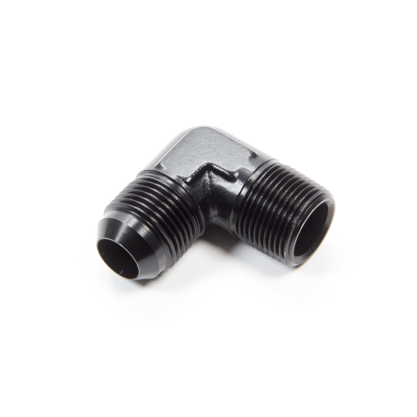 Aeroquip Black Aluminum 90 -12 AN to 3/4" NPT Adapter