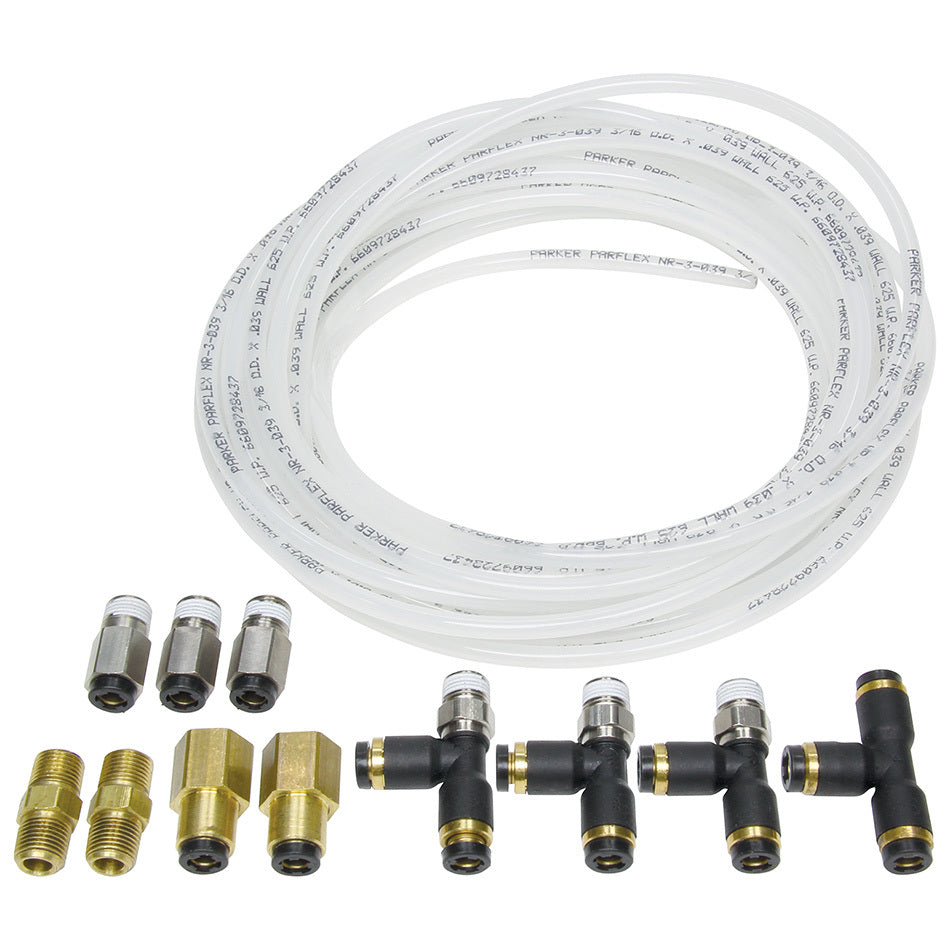 Allstar Performance Nylon Brake Line Kit - For Use With Brake Gauges