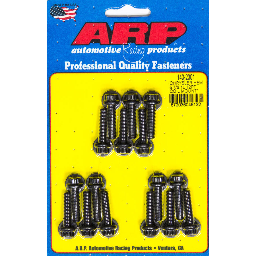 ARP 12 Point Head Coil Bracket Bolt Kit Chromoly Black Oxide Mopar Modular Hemi - Kit