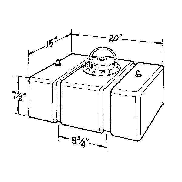 Jaz Products Circle Track Fuel Cell - 8 Gallon