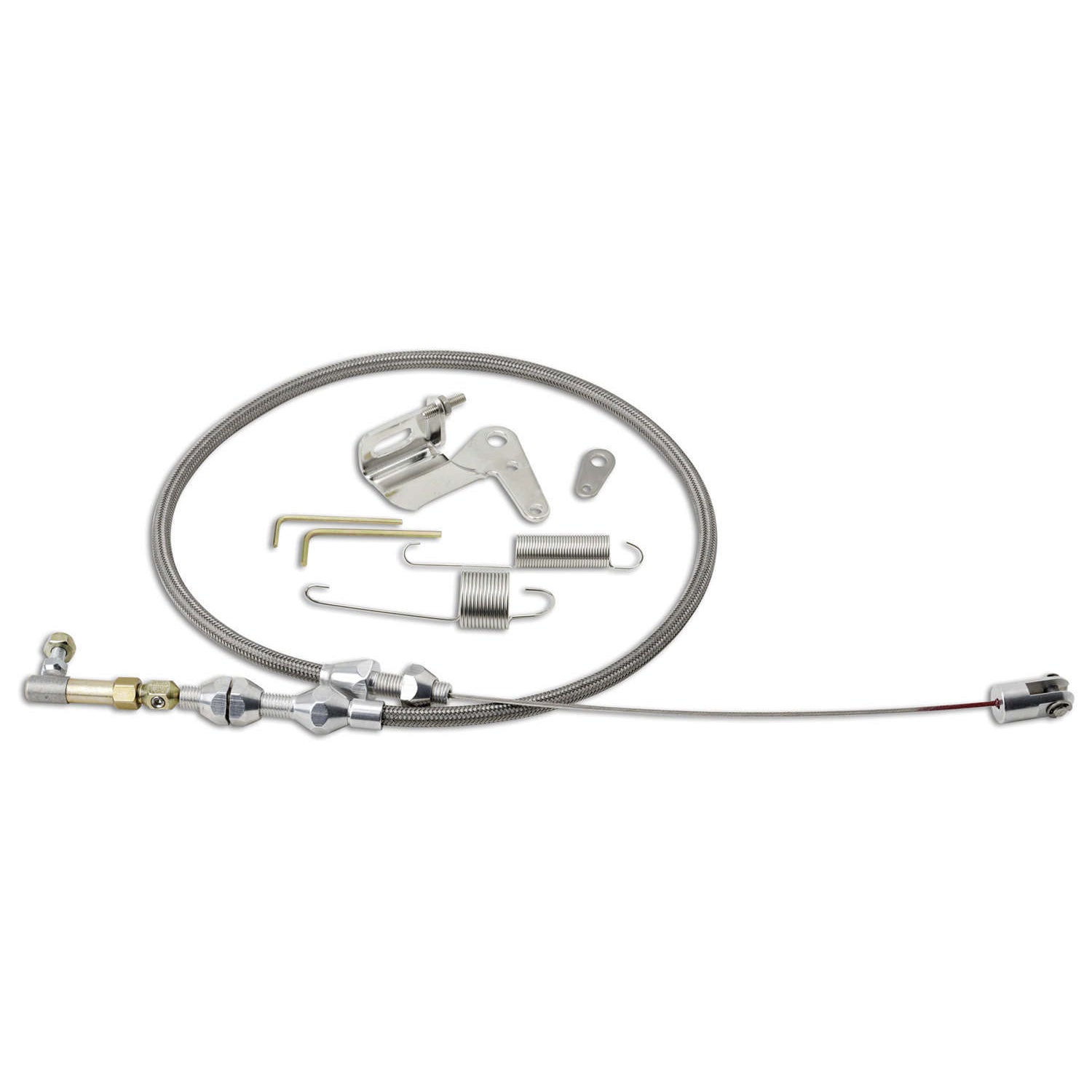 Lokar Duo-Pak Kit - Includes Stainless Steel Throttle Cable / Carburetor Bracket / Return Spring