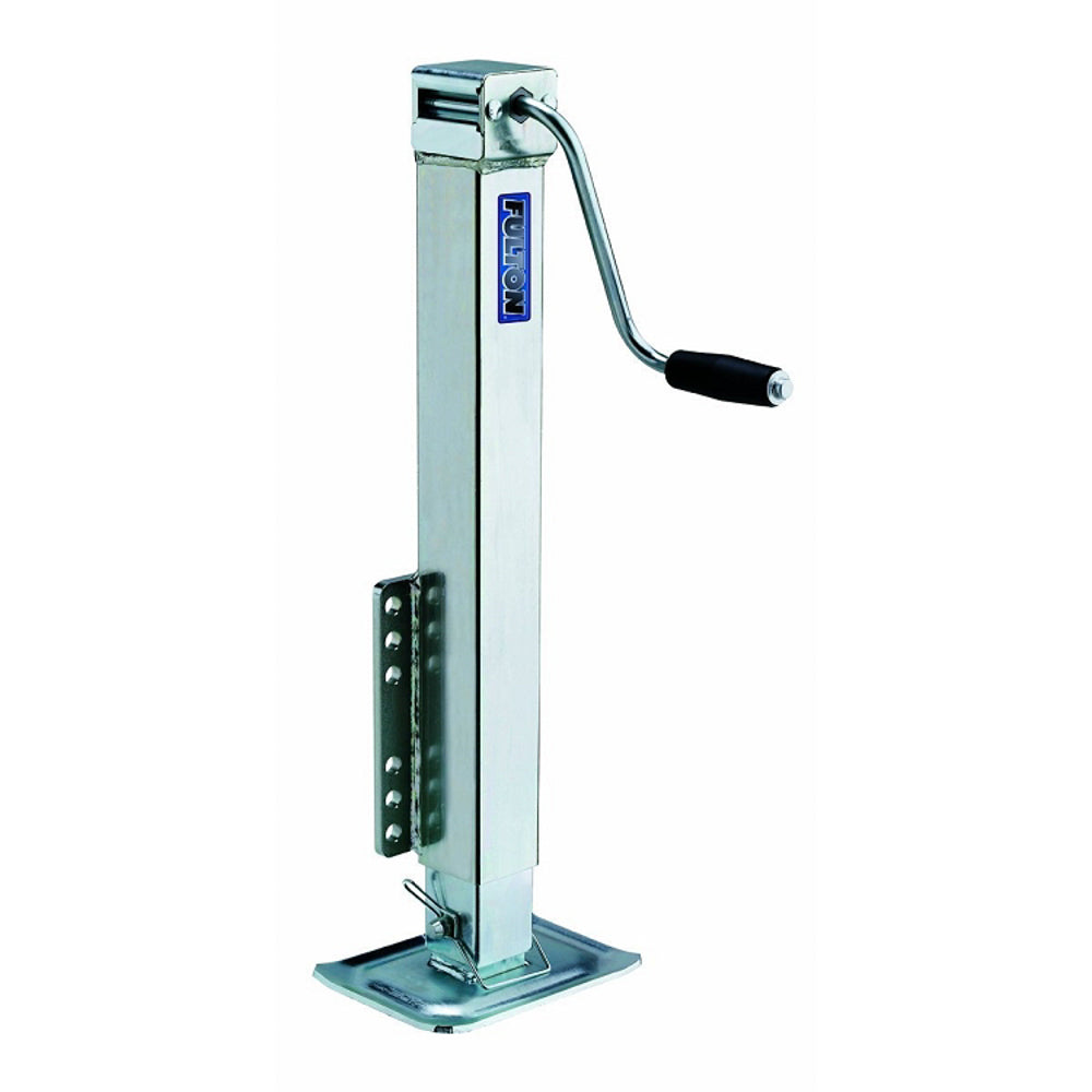 Fulton Heavy Duty Manual Sidewind Trailer Jack - 2500 lb. Capacity - Steel - Zinc Oxide