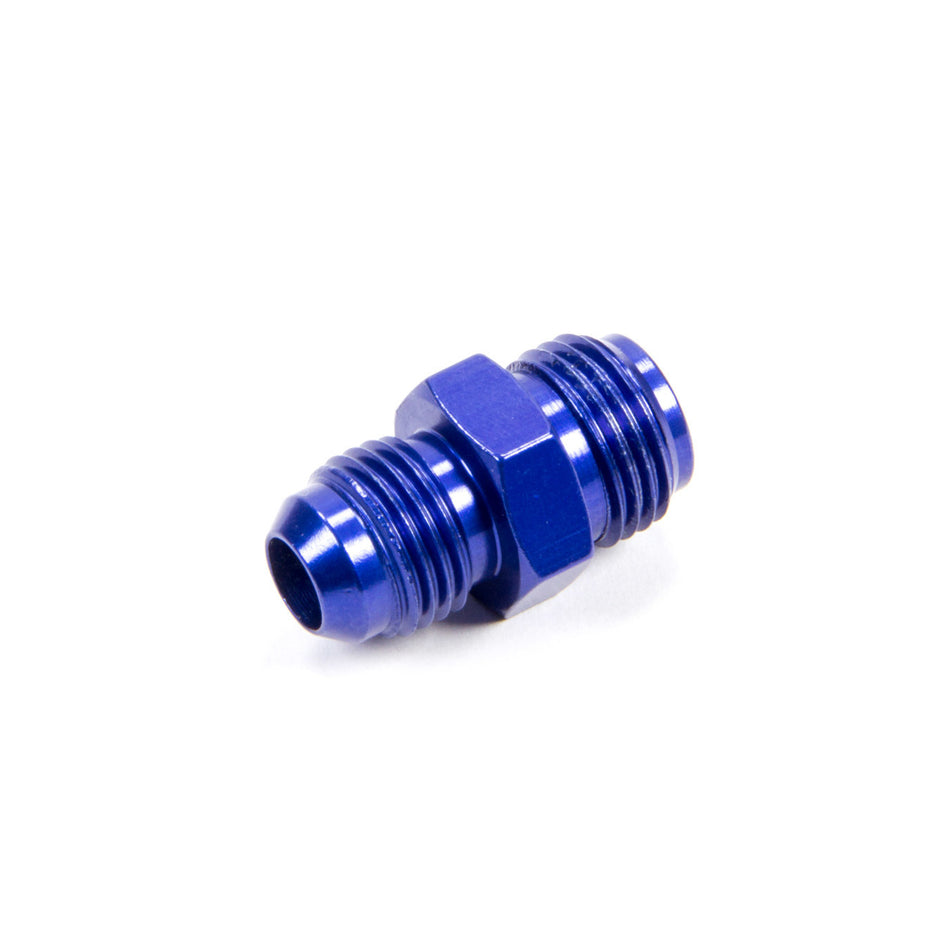 Fragola 6 AN Male to 5/8-18 in Inverted Flare Male Straight Adapter - Blue Anodized