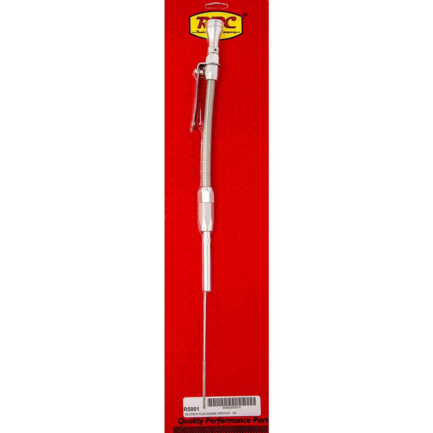 Racing Power Co-Packaged Flexible Engine Dipstick SBC 80-Up
