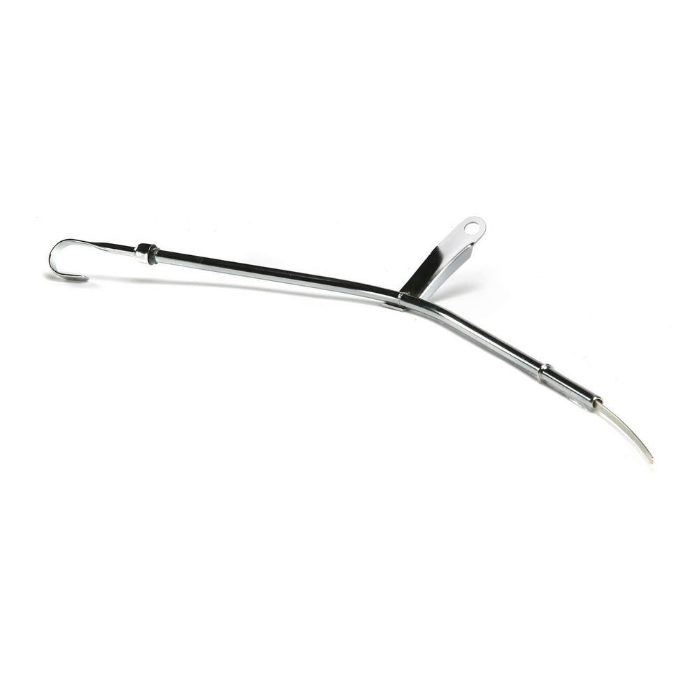 Mr. Gasket Engine Oil Dipstick - Solid Tube - Block Mount - Chrome - Small Block Chevy - GM F-Body 1982-91
