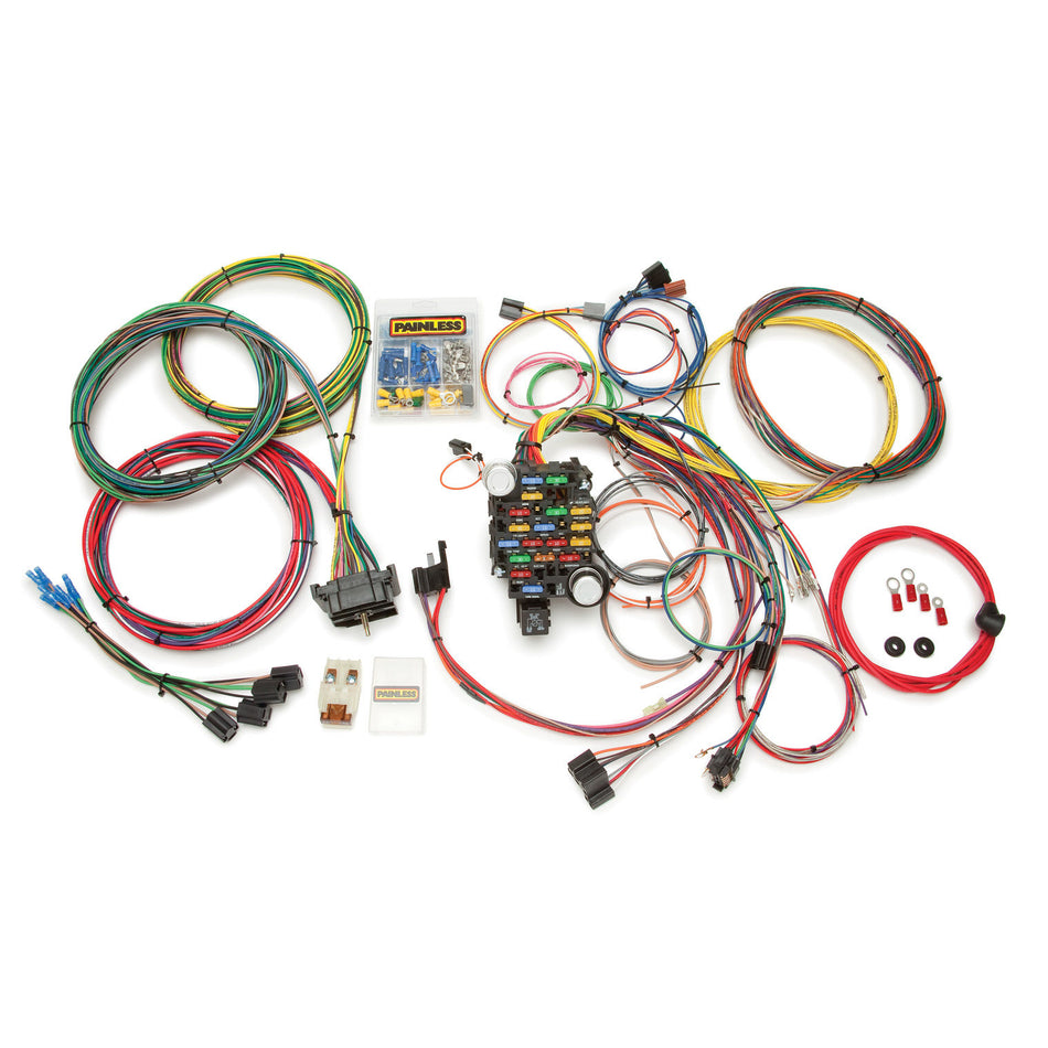 Painless Classic-Plus Customizable GM Pickup Truck Chassis Harness (1967-1972) - 28 Circuits