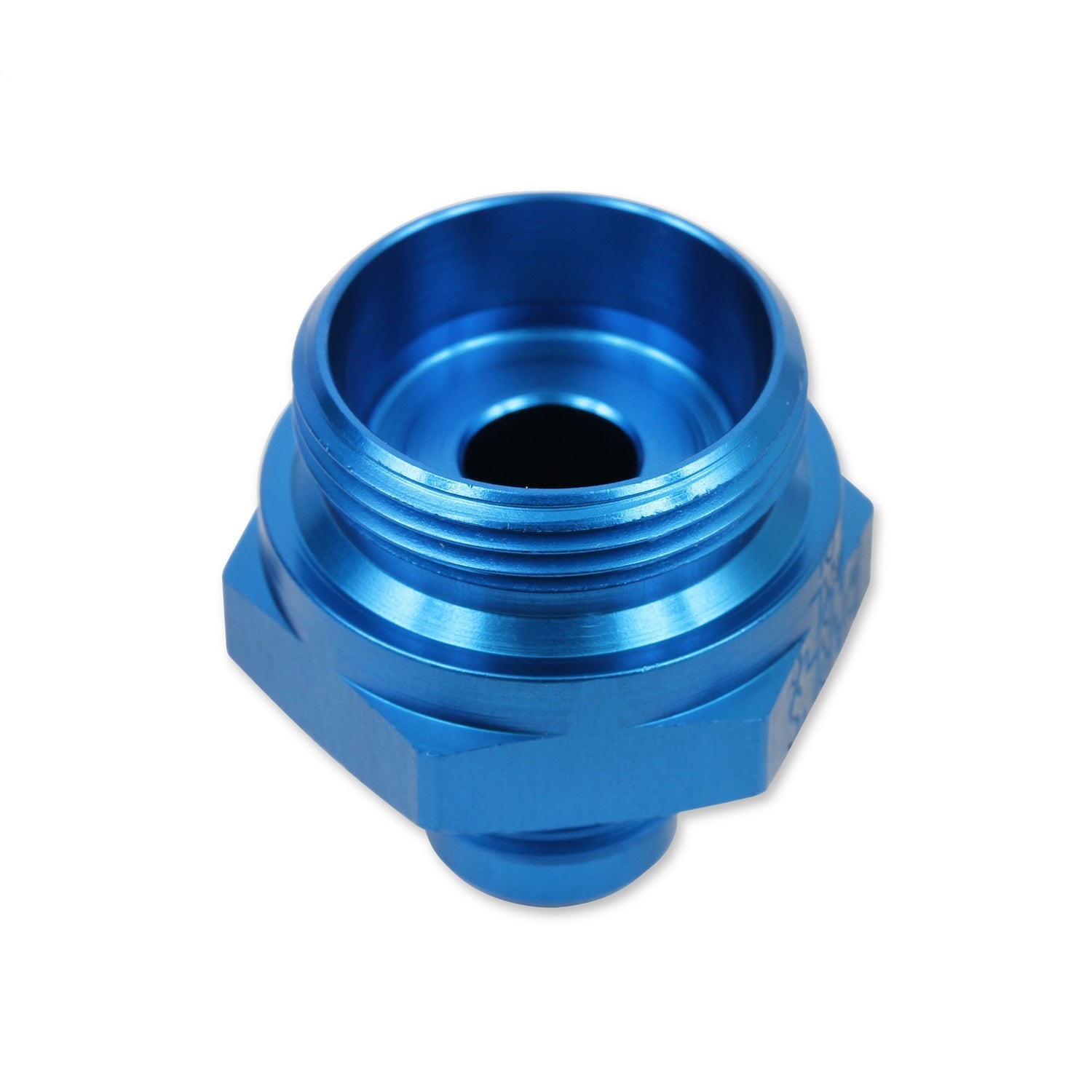 Earl's Aluminum Dual Feed Holley (Short) Carburetor Adapter -06 AN to 7/8-20 Carb. Thread