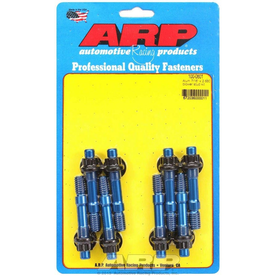 ARP Aluminum Blower Stud Kit - 7/16 x 2.880 OAL