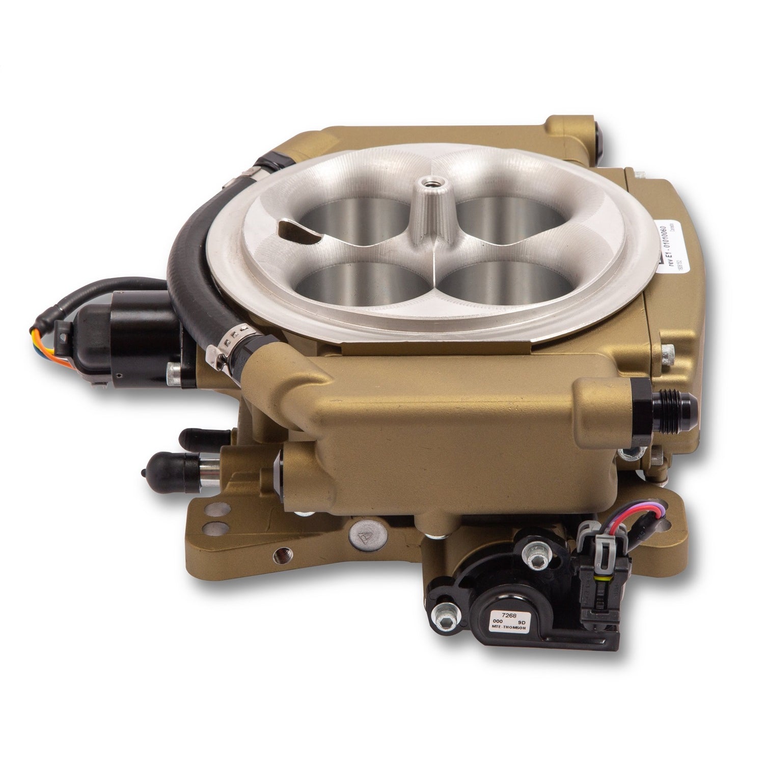 Holley Sniper EFI Sniper EFI XFlow Throttle Body Fuel Injection - Square Bore - Gold 550-542