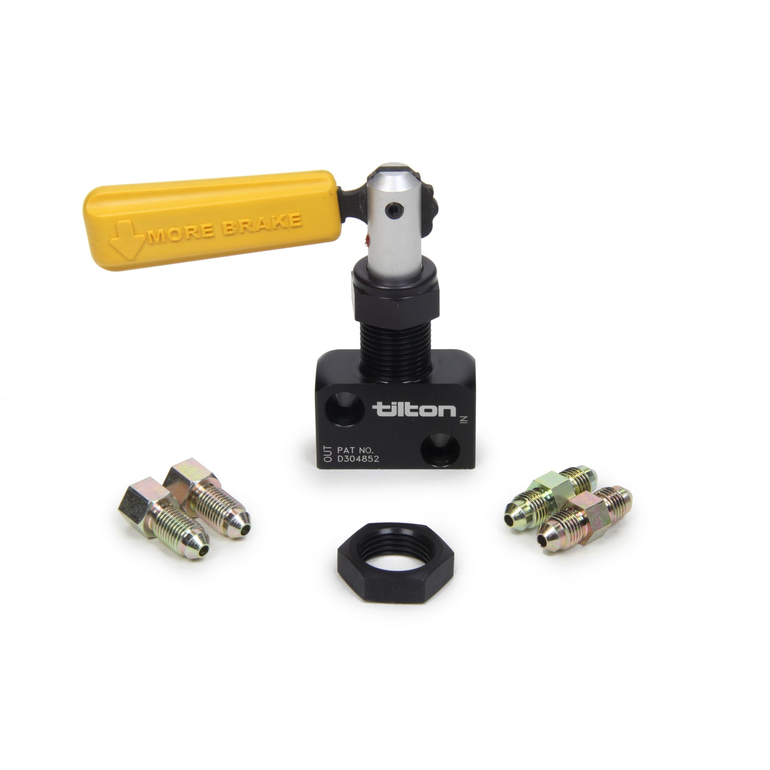 Tilton Brake Proportioning Valve - Lever Type - -03 AN Male & 3/16" Inverted Flare Ports