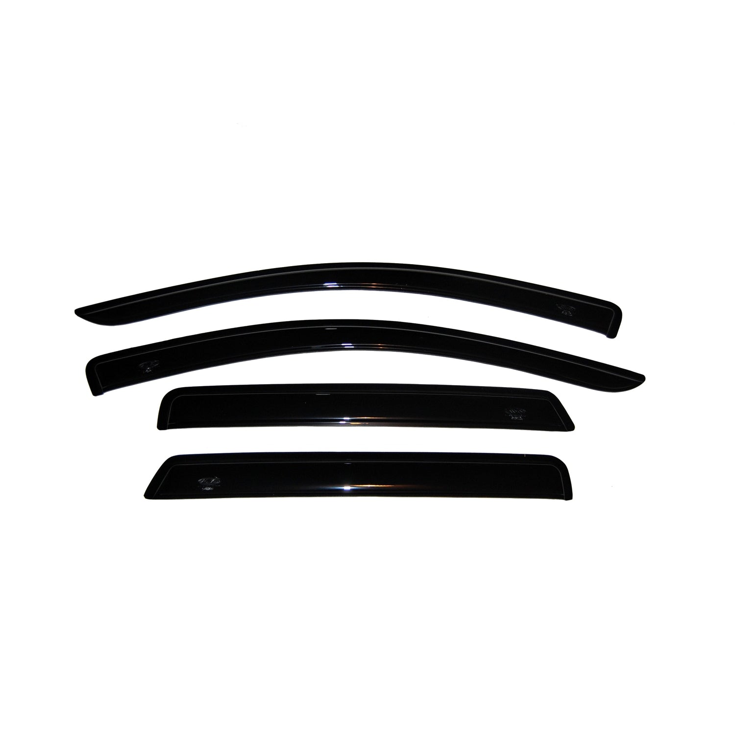Auto Ventshade Original Ventvisor - Front/Rear - Dark Smoke - Dodge Journey 2008-20