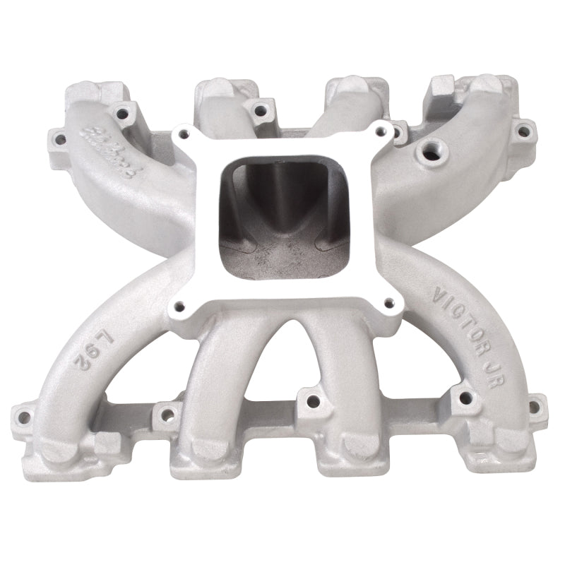 Edelbrock Victor JR. L76 / L92 / LS3 Square Bore Single Plane Intake Manifold - GM LS-Series