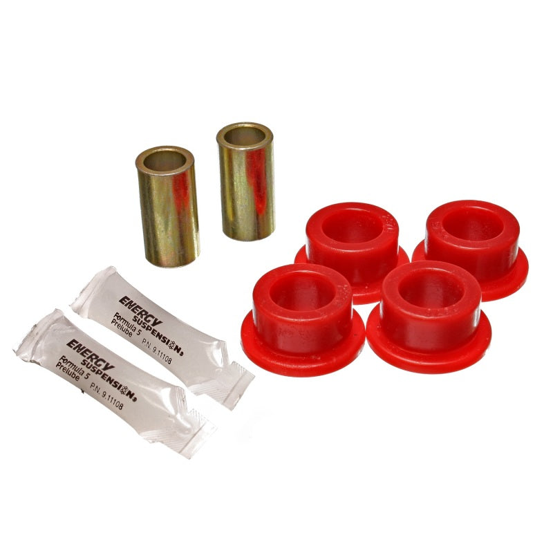 Energy Suspension Hyper-Flex Track Bar Bushing - Rear - Polyurethane/Steel - Red/Cadmium
