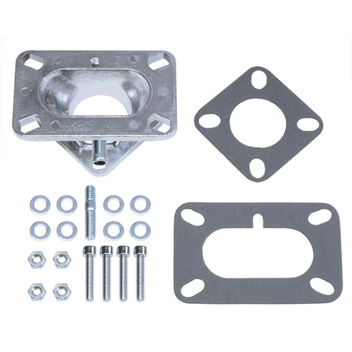 Trans-Dapt Carburetor Adapter - 1-5/8 in Thick - Weber DGV to 1 Barrel