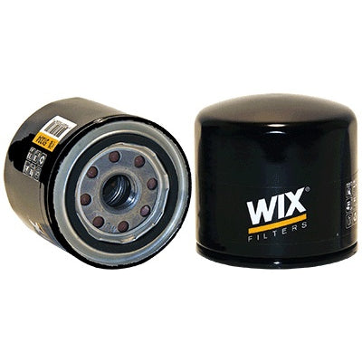 Wix Canister Oil Filter - Screw-On - 3.238 in Tall - 20 mm x 1.5 Thread - 21 Micron - Black
