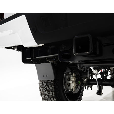 Bushwacker Trail Armor Mud Flap - Rear - Plastic - Black - Bushwacker Pocket Style Flares - F250 - (Pair)