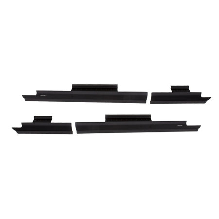 Bushwacker Trail Armor Rocker Panel and Sill Plate Guard - Black - Ford Fullsize Truck 1999-2016 (Pair)