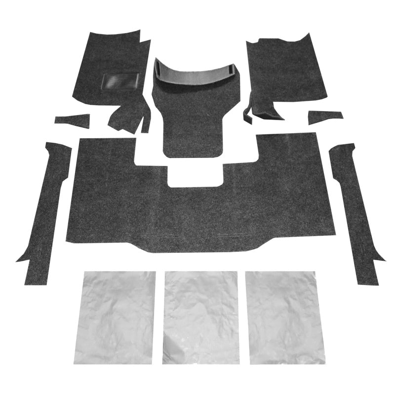 Bedrug BedRug Bed Mat - Black - Cargo - Jeep Wrangler YJ 1987-95