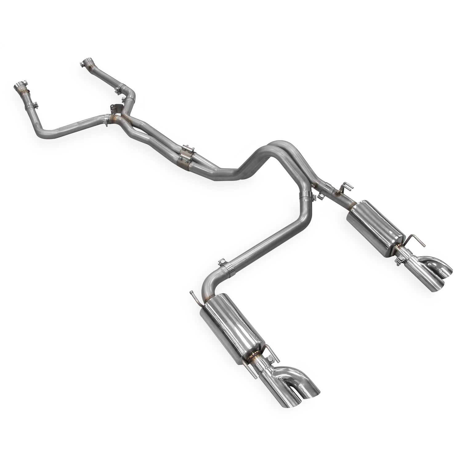 Hooker BlackHeart True Dual Exhaust kit - 1998-2002 Camaro/Firebird 5.7L LS