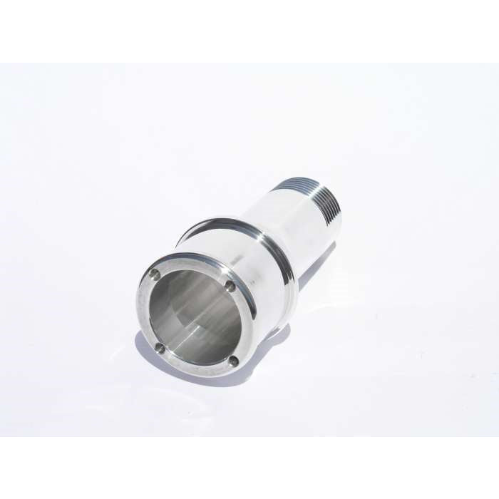Meziere 1.75" Hose Extended Water Pump Fitting - Polished